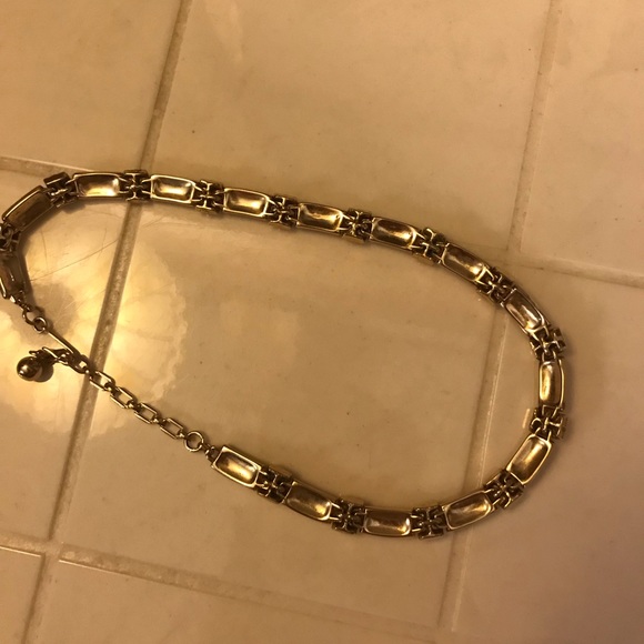 Vintage Trifari gold toned linked choker - Picture 3 of 6
